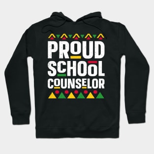 Proud School Counselor Africa Black History Month Hoodie